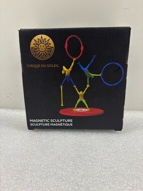 Rare~ Vintage Cirque du Soleil Magnetic Sculpture - Multicolor~ New in Box